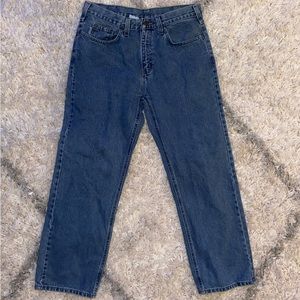 Carhartt Men’s Jean, relaxed fit,size 34X30,wore spot on back left pocket
